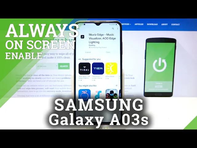 Video thumbnail for How to Manage Always on Display on SAMSUNG Galaxy A03s – Always on Display Settings