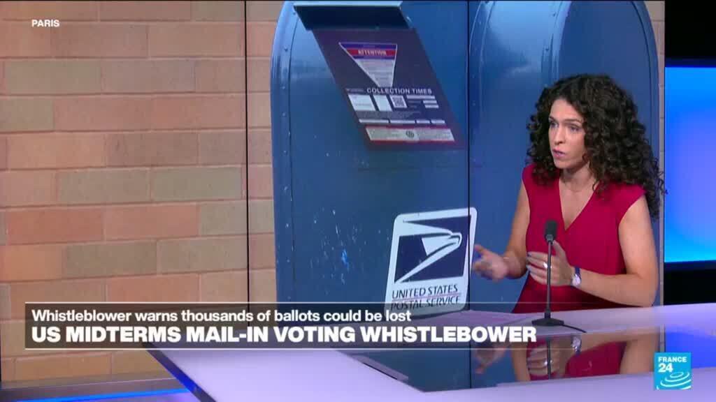 Video thumbnail for US postal whistleblower warns thousands of midterm ballots could be lost