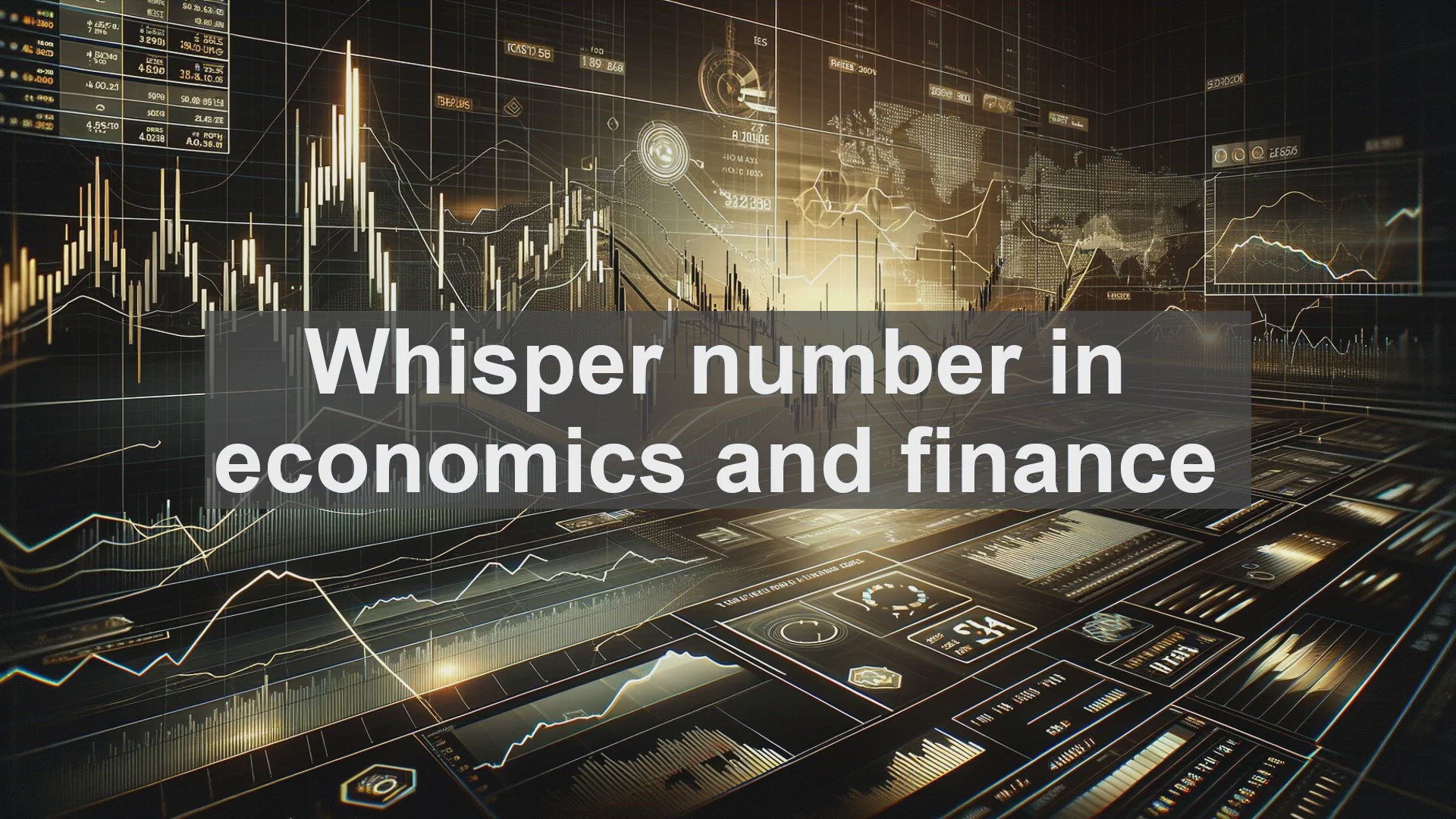 'Video thumbnail for Whisper number in economics and finance'