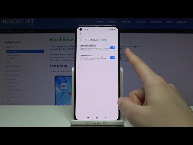 Video thumbnail for How to Allow the Camera App on the XIAOMI Mi 11 Lite to Scan QR Codes