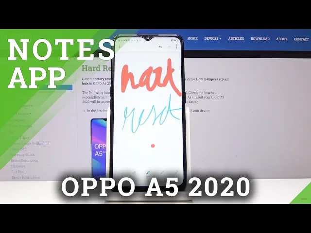 Video thumbnail for How to Add a Note in OPPO A5 2020 - Set Up Reminder