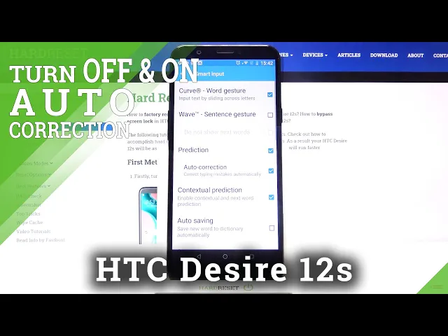 Video thumbnail for How to Locate Text Correction Options in HTC Desire 12s – Find Typing Settings