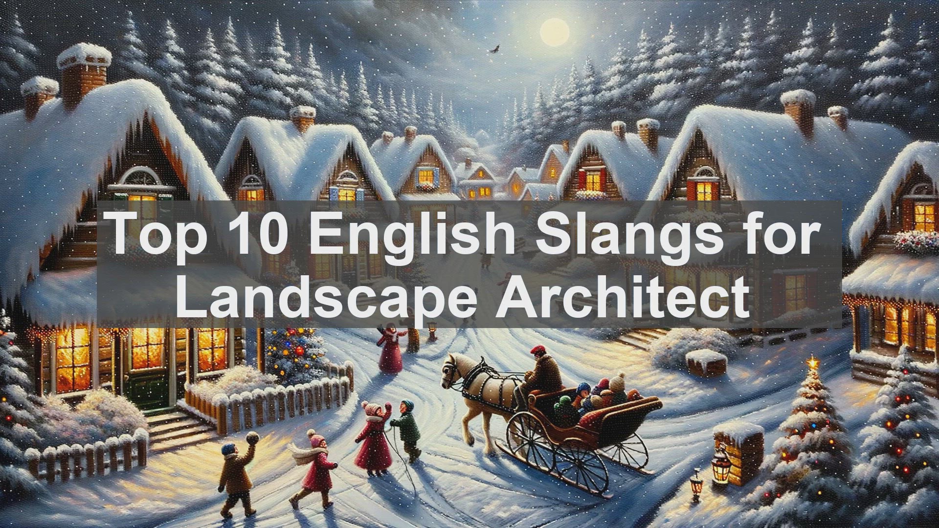 'Video thumbnail for Top 10 English Slangs for Landscape Architect'