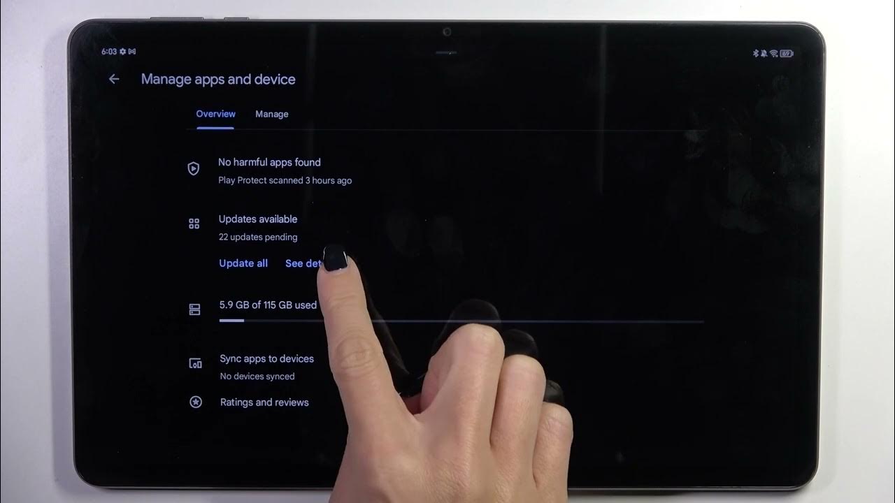 Video thumbnail for How to Update Apps on Honor Pad X9? | Play Store