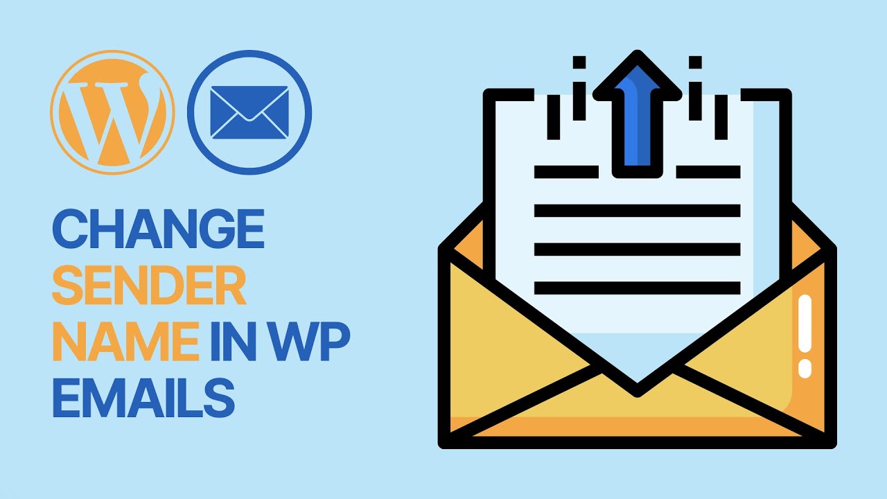 'Video thumbnail for How to Change WordPress Outgoing Emails Sender Name Simple and For Free_ 📨'