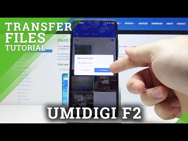 Video thumbnail for How to Move Data in UMIDIGI F2 - Transfer Files / Export & Import Data