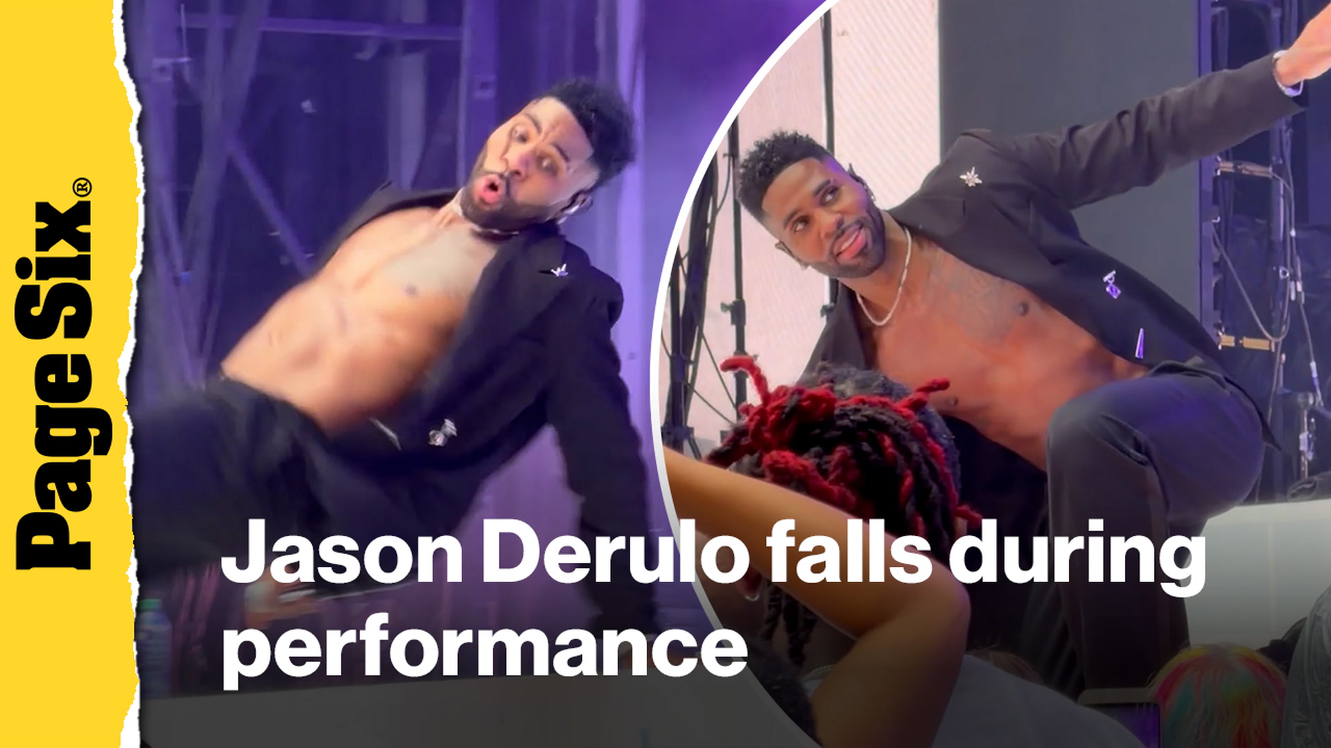 Video thumbnail for Jason Derulo falls during Capital's Summertime Ball performance
