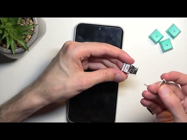 Video thumbnail for How to Insert Nano SIM and Micro SD Card into SAMSUNG Galaxy A54 - Install SIM and SD