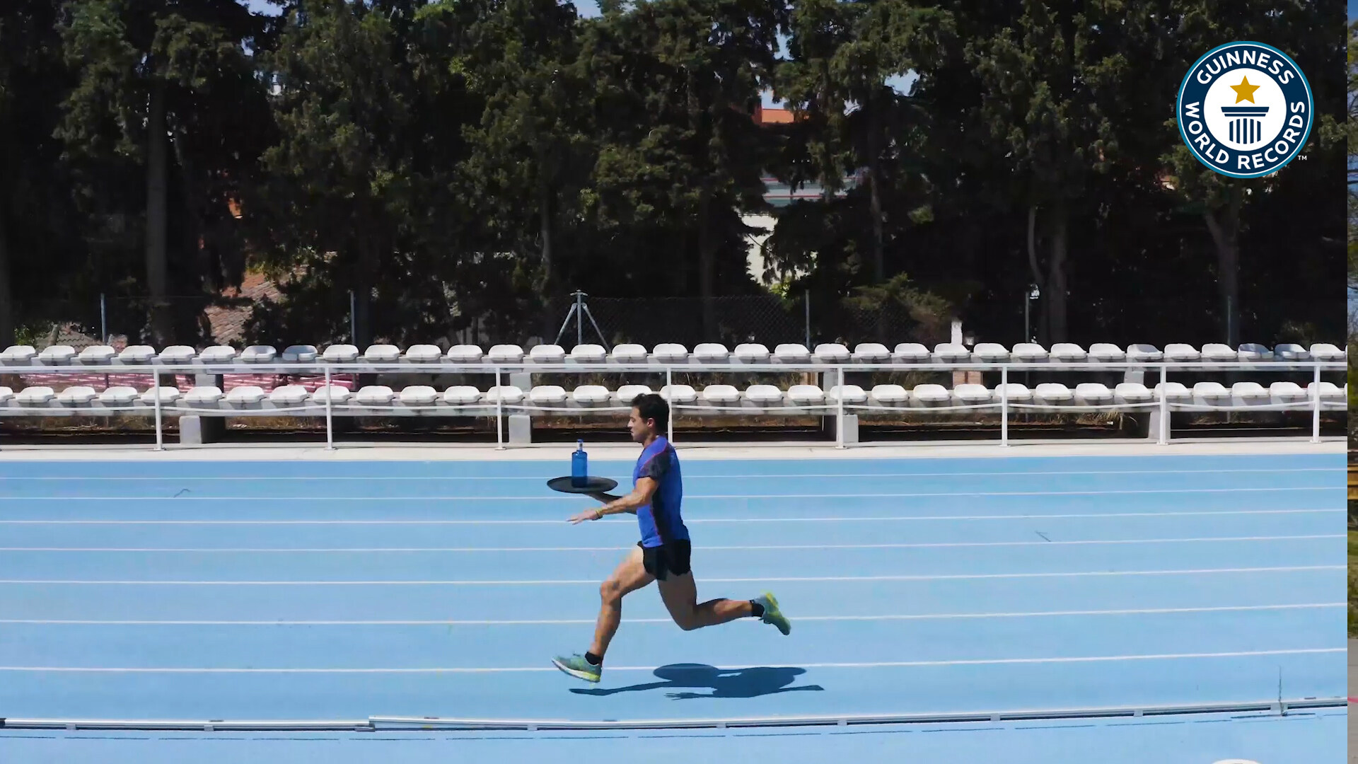 'Video thumbnail for Christian shatters the tray-balancing speed record'