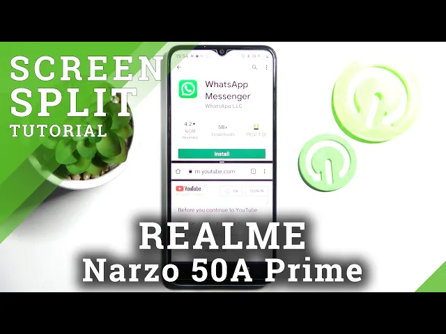 Video thumbnail for How to Open Apps Using Split Screen View in Realme Narzo 50A Prime - Access Split Screen Feature