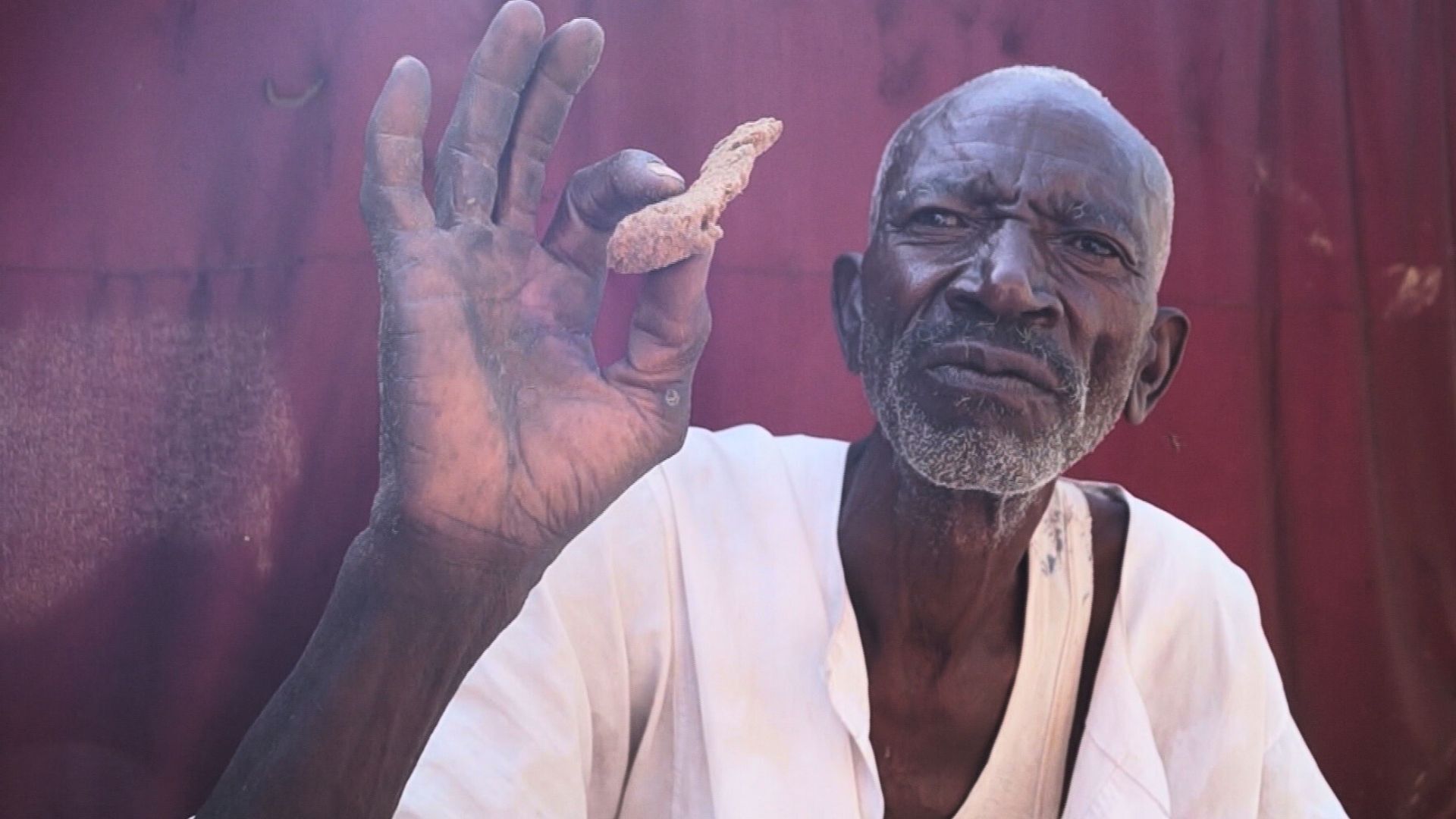 'Video thumbnail for ‘We’re suffering’: People in Sudan’s el-Fasher eat animal fodder to survive'