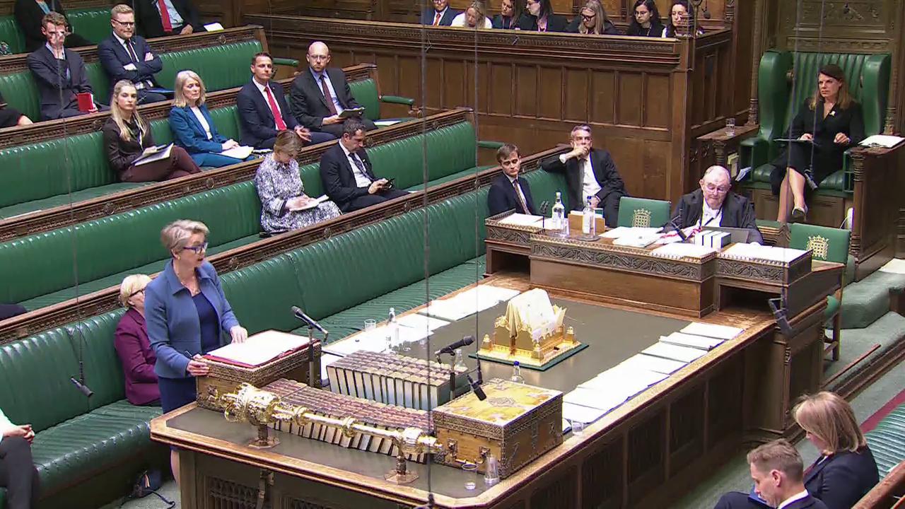 Video thumbnail for WATCH IN FULL: Yvette Cooper issues statement on immigration crackdown - 'We are ending overseas recruitment!'