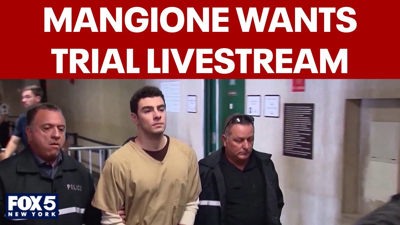 Video thumbnail for Luigi Mangione asks judge to livestream New York murder trial