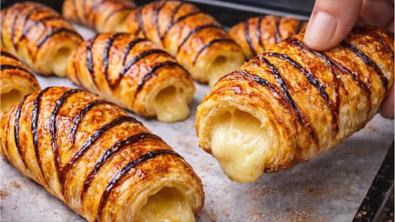 Video thumbnail for Pastry chefs are keeping this croissant recipe a secret! A completely new method! Japanese croissant