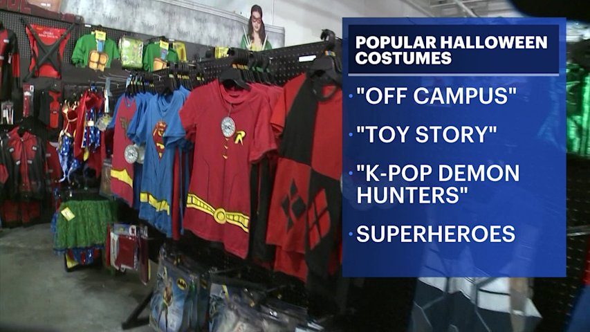 Video thumbnail for Spirit Halloween reveals top costume trends as spooky season gets underway