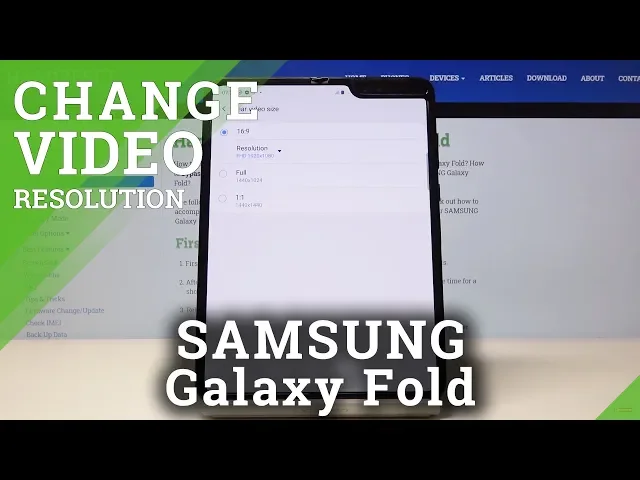 Video thumbnail for How to Change Video Resolution in Samsung Galaxy Fold – Switch Video Quality