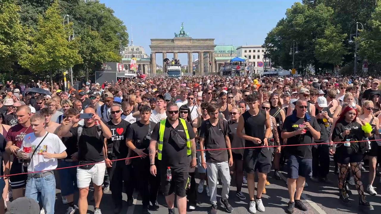 Video thumbnail for Germany: Tens of Thousands Join Rave The Planet Techno Parade in Berlin.