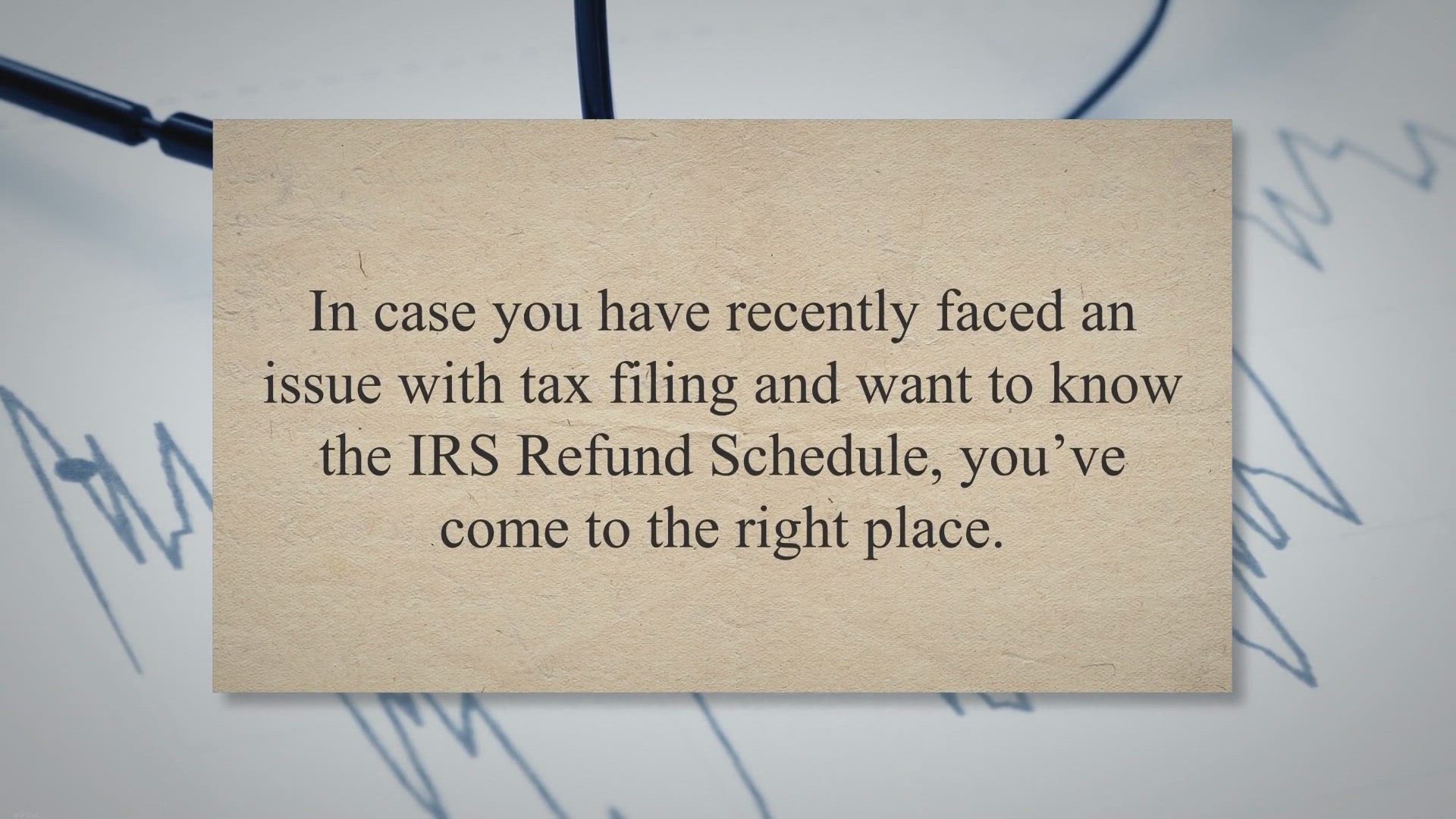 Video thumbnail for IRS Refund Schedule 2023 Tax Refund Dates WITC With Child Tax Credit