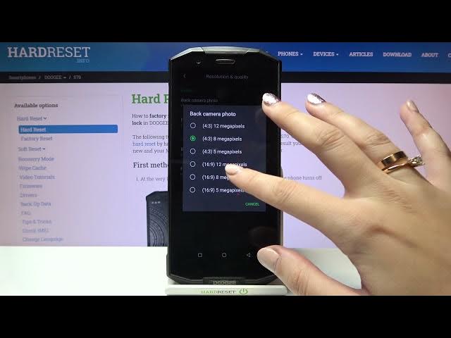 Video thumbnail for How to Adjust Photo Resolution in DOOGEE S70 - Set Up Photo Resolution