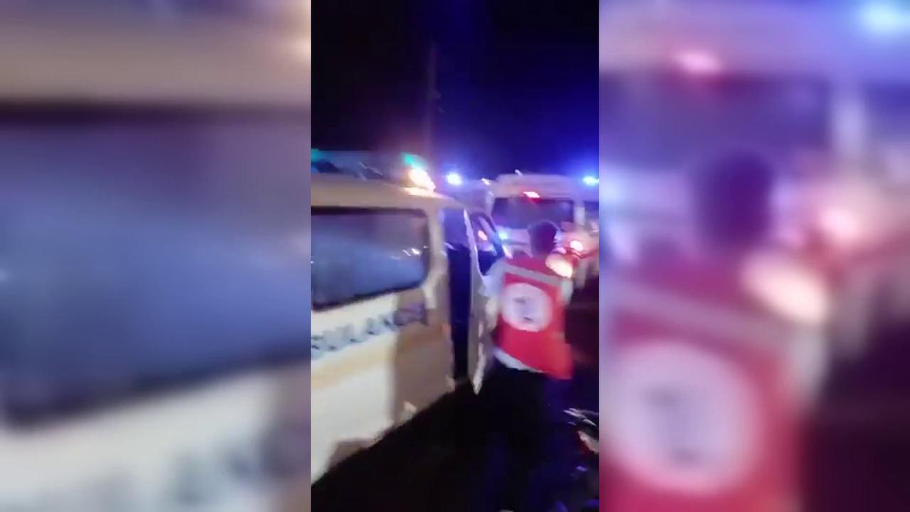 Video thumbnail for Lebanon: Truck Plows Into Restaurant in Deadly Lebanon Crash.