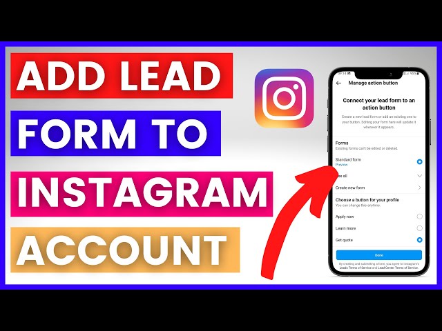 Video thumbnail for How To Create A Lead Form On An Instagram Account? [in 2025]