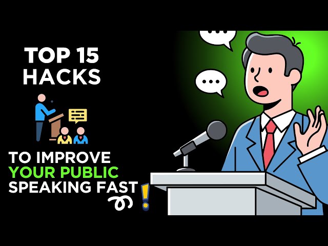Video thumbnail for How to Improve Public Speaking Fast: 15 Proven Hacks That Actually Work