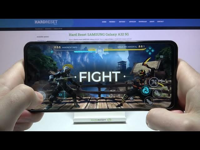 Video thumbnail for Shadow Fight Arena on Samsung Galaxy A32 5G | Gaming Performance Checkup
