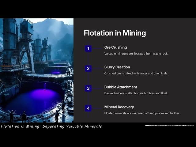 Video thumbnail for Flotation in Mining - GL Explains