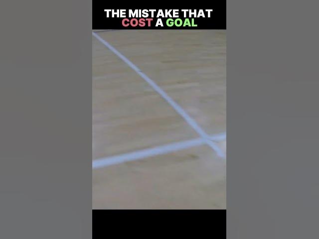 Video thumbnail for The mistake that cost a goal