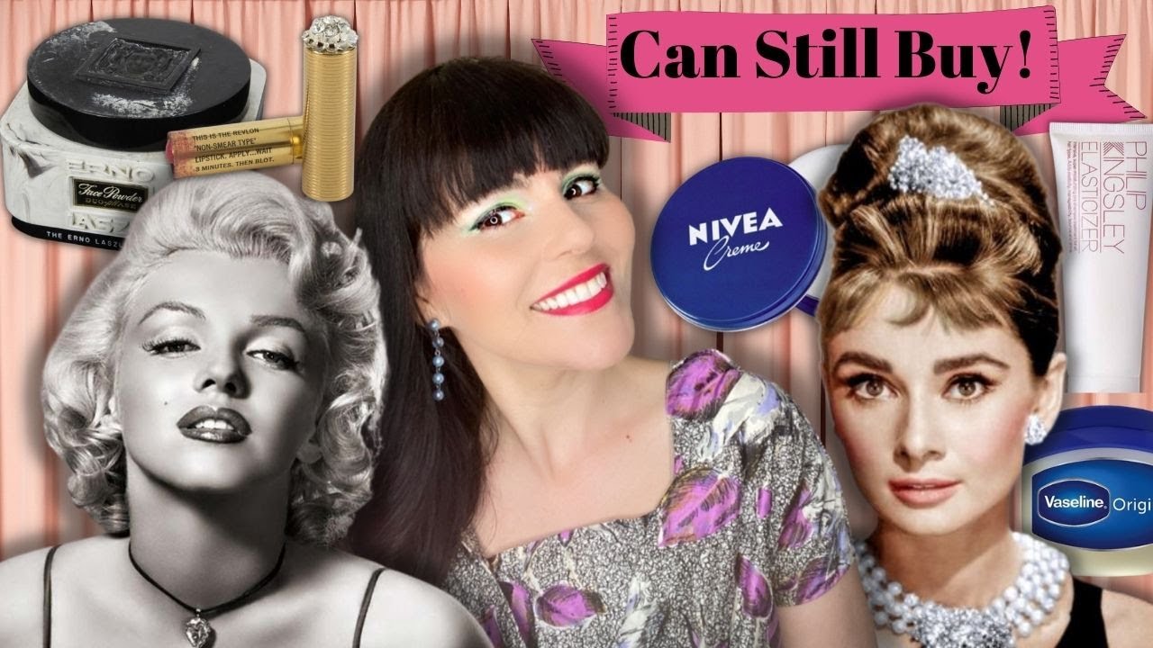 Video thumbnail for Vintage BEAUTY Products you can still buy today: Approved by Marilyn Monroe, Audrey Hepburn & MORE!