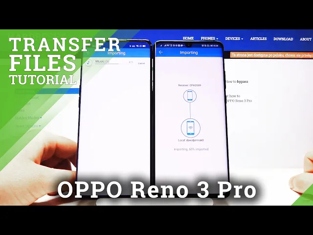 Video thumbnail for How to Move Data from Old Phone to OPPO Reno 3 Pro – Import Data