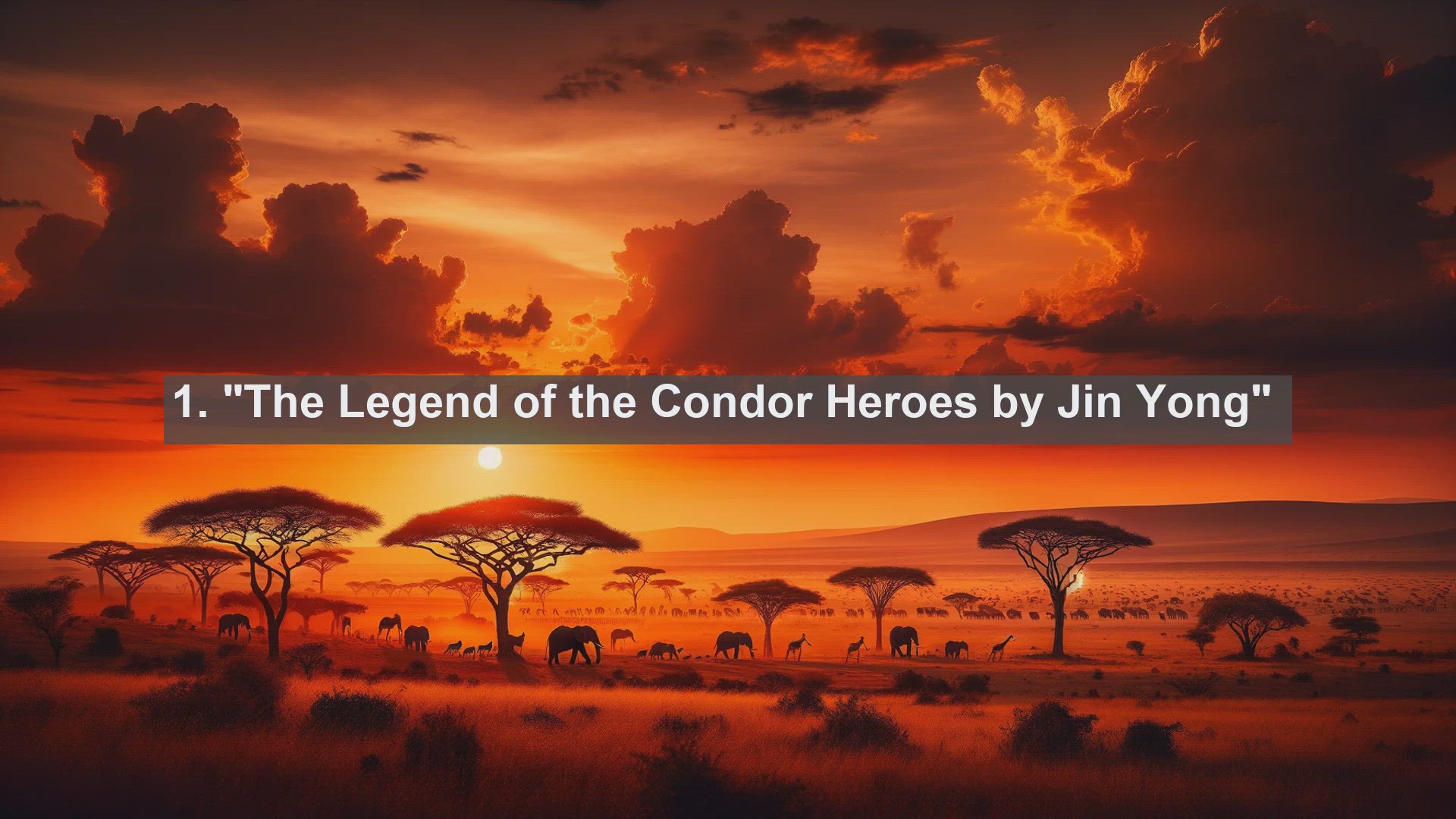 'Video thumbnail for Top 10 Chinese Martial Arts Novels'