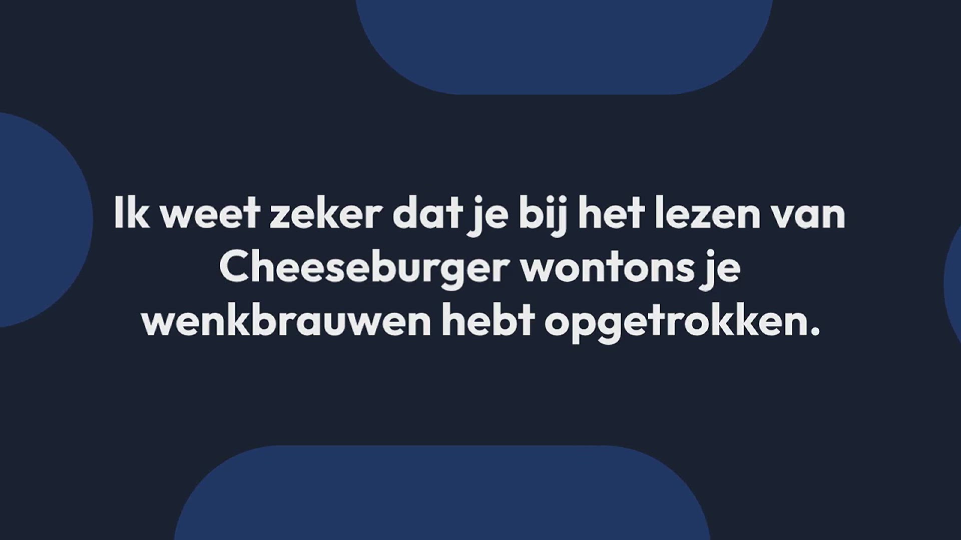 Video thumbnail for Cheeseburger wontons