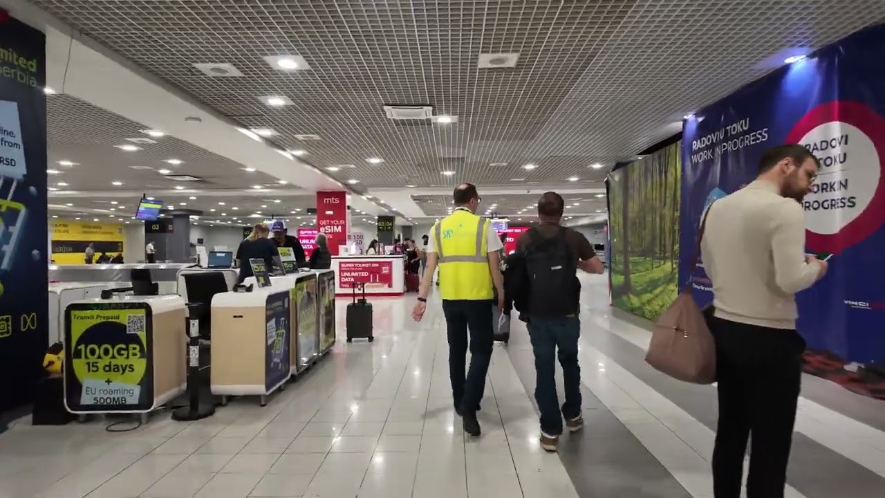 Video thumbnail for Belgrade Airport Arrival Guide 2025 | Nikola Tesla Airport in Serbia