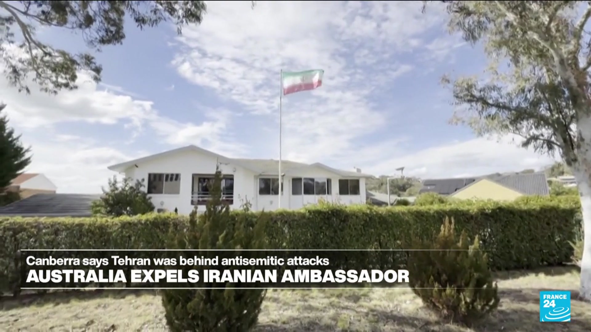 'Video thumbnail for Australia expels Iran ambassador, accusing Tehran of being behind antisemitic attacks'