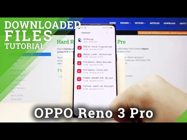 Video thumbnail for How to Find Downloaded Files in OPPO Reno 3 Pro – Find Downloaded Content