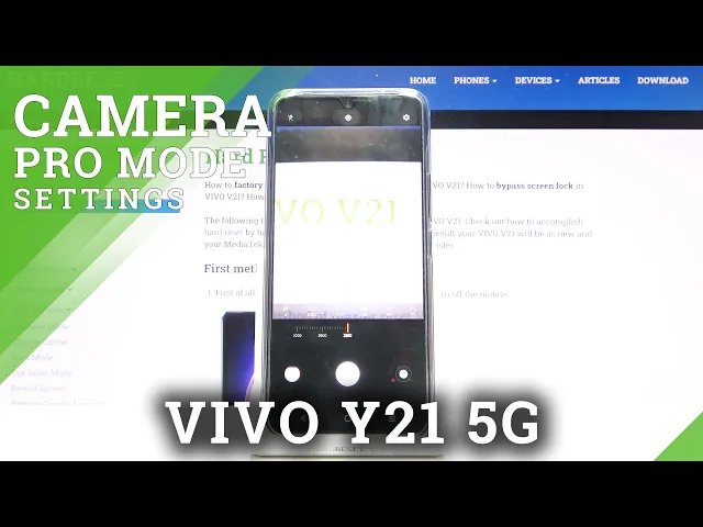 Video thumbnail for How to Enable Camera Pro Mode Use on Vivo V21 5G - Advanced Camera Settings