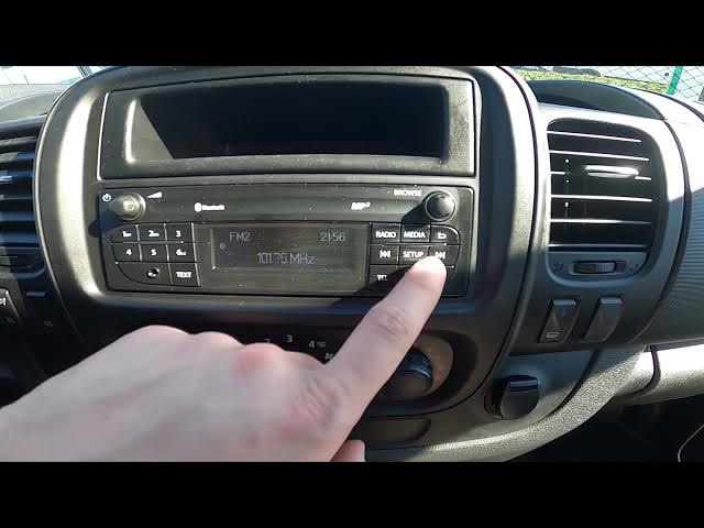 Video thumbnail for How to Assign Radio Station to Button in Opel Vivaro B ( 2014 – 2019 )