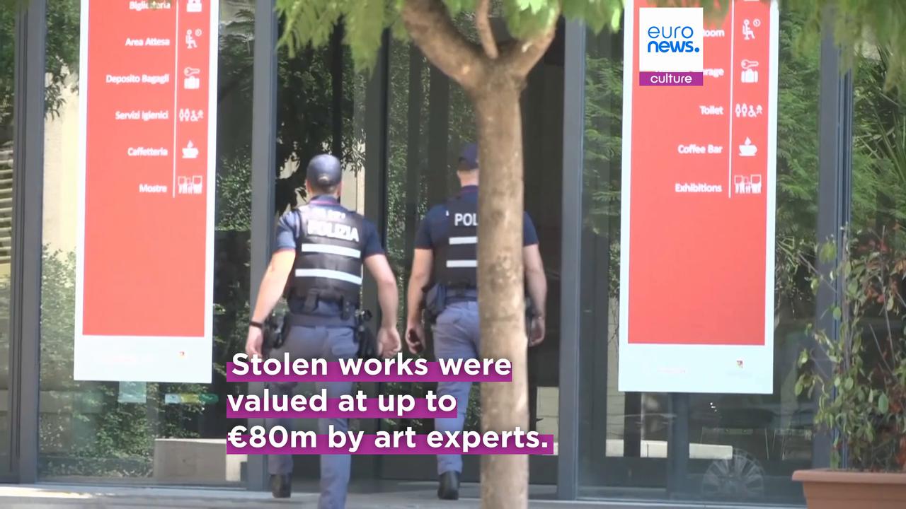 Video thumbnail for Thieves bypass security to steal four Renaissance artworks from Sicily museum