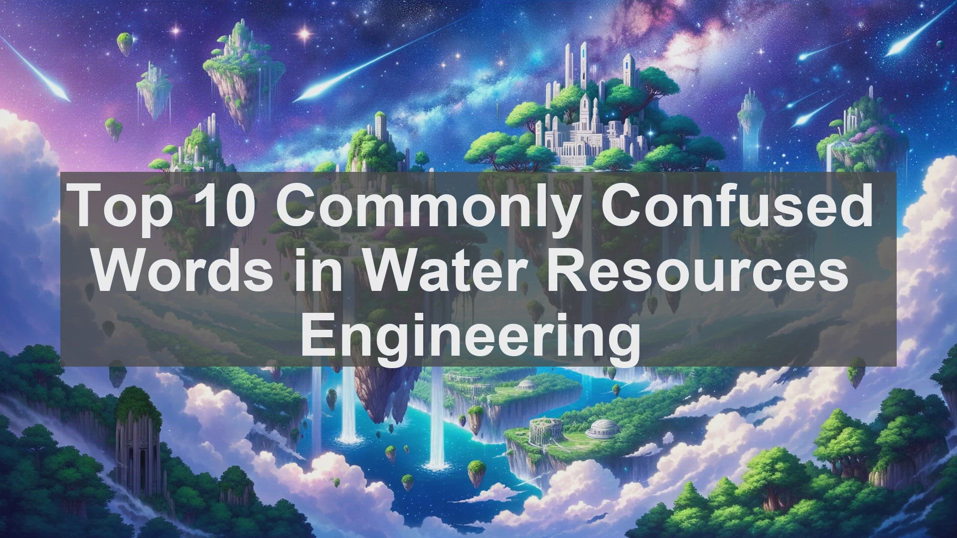 'Video thumbnail for Top 10 Commonly Confused Words in Water Resources Engineering'