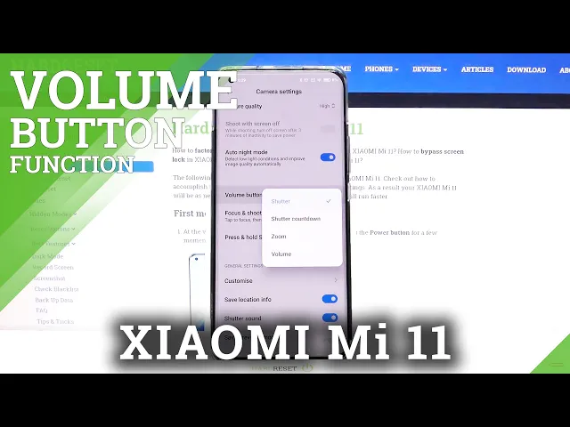 Video thumbnail for How to Change Volume Buttons Function in XIAOMI Mi 11 – Manage Volume Buttons