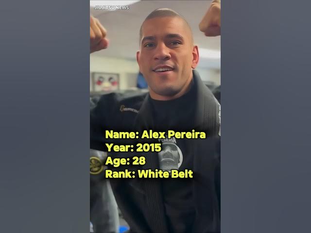 'Video thumbnail for Alex Pereira BJJ Rank | JiuJitsu News'