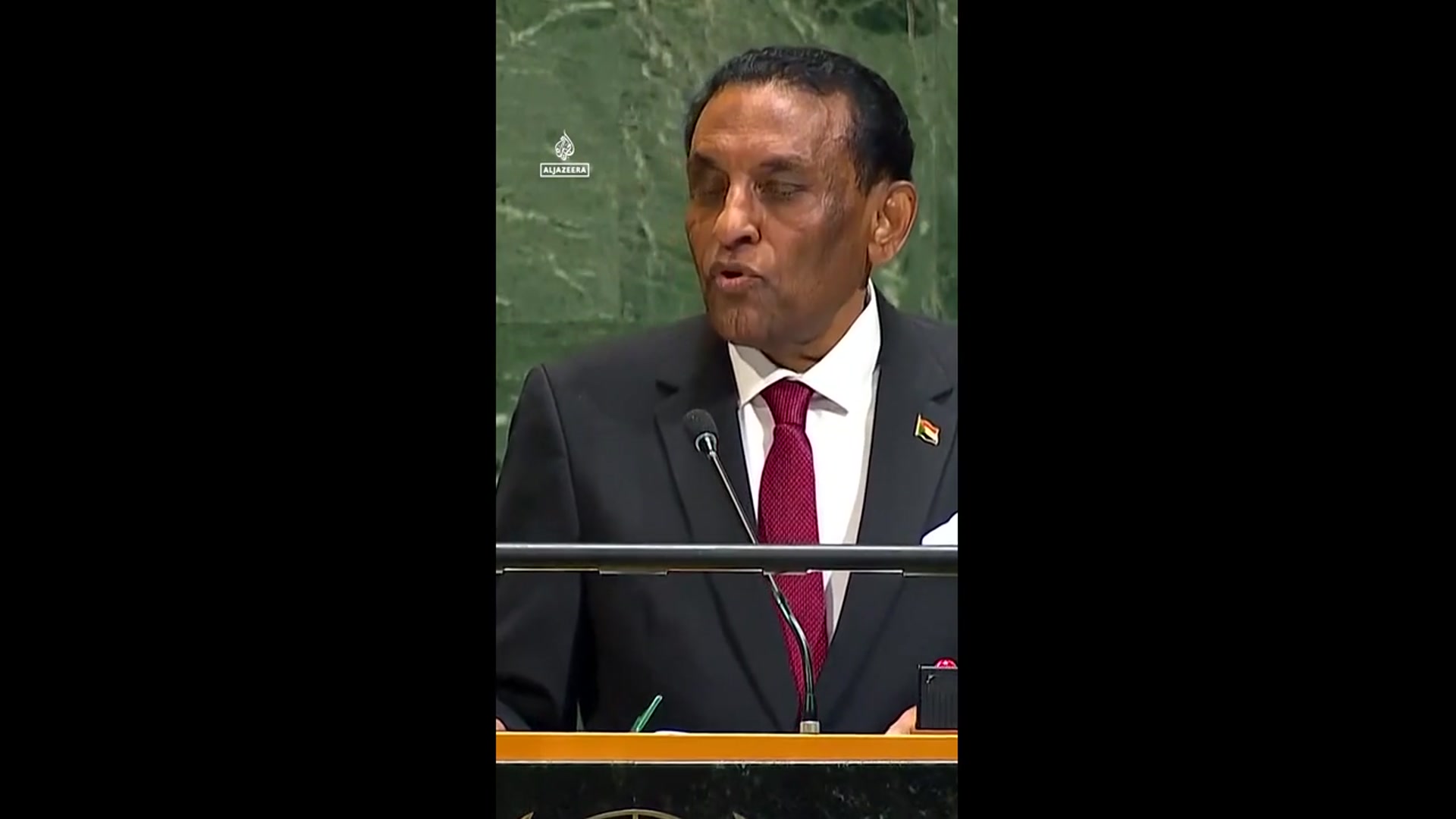 'Video thumbnail for Sudan PM urges end to ‘political’ chemical weapons sanctions'