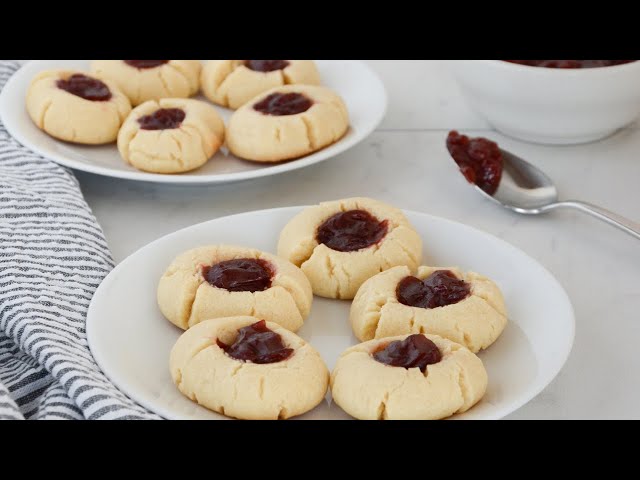 'Video thumbnail for Healthy Raspberry Cookies Recipe: Video'