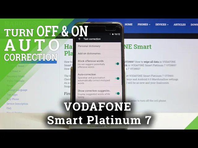 Video thumbnail for VODAFONE Smart Platinum 7 and Keyboard Features - Text Correction Options