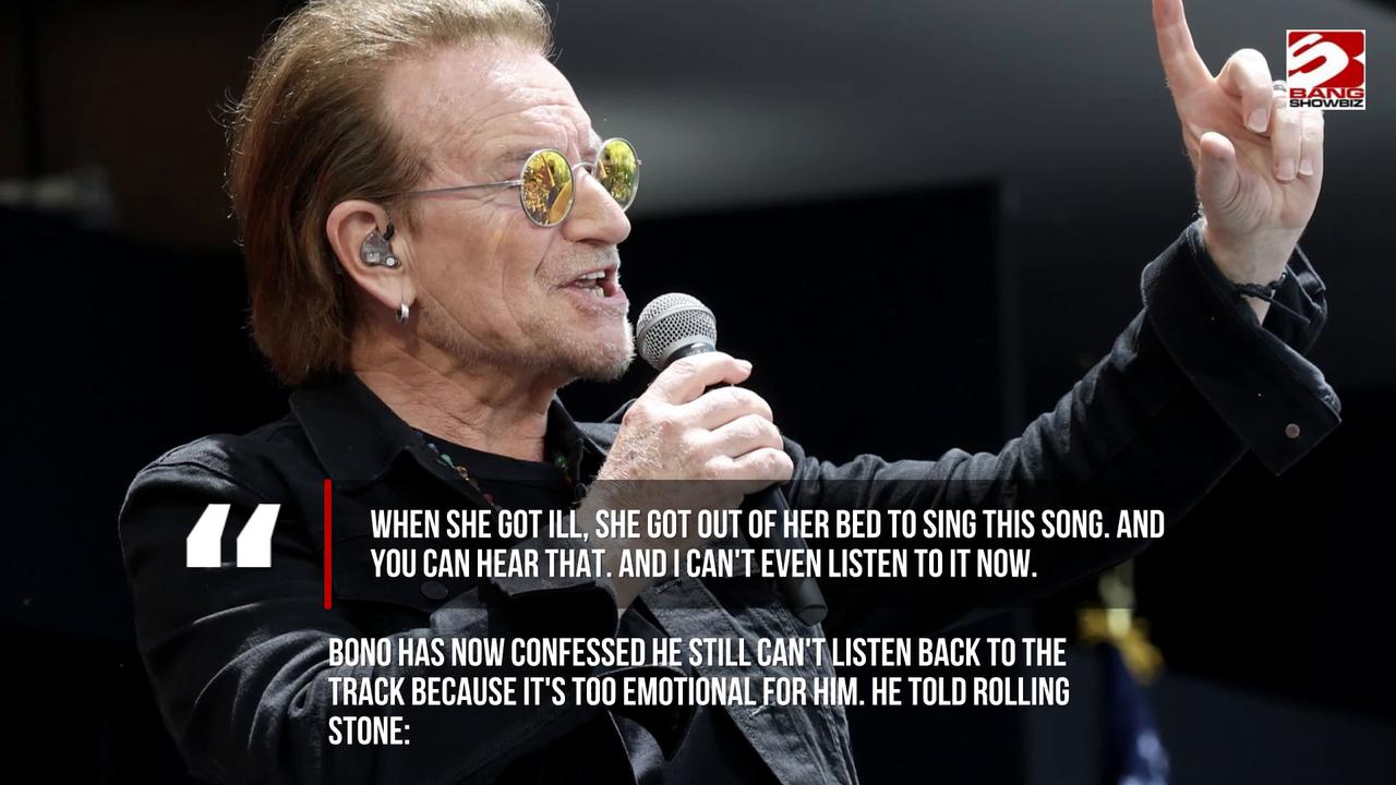 Video thumbnail for Bono says he ‘can’t listen’ to Dolly Parton’s final song.