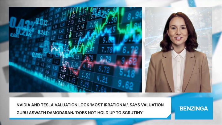 Video thumbnail for Nvidia And Tesla Valuation Look 'Most Irrational', Says Valuation Guru Aswath Damodaran: 'Does Not Hold Up To Scrutiny'
