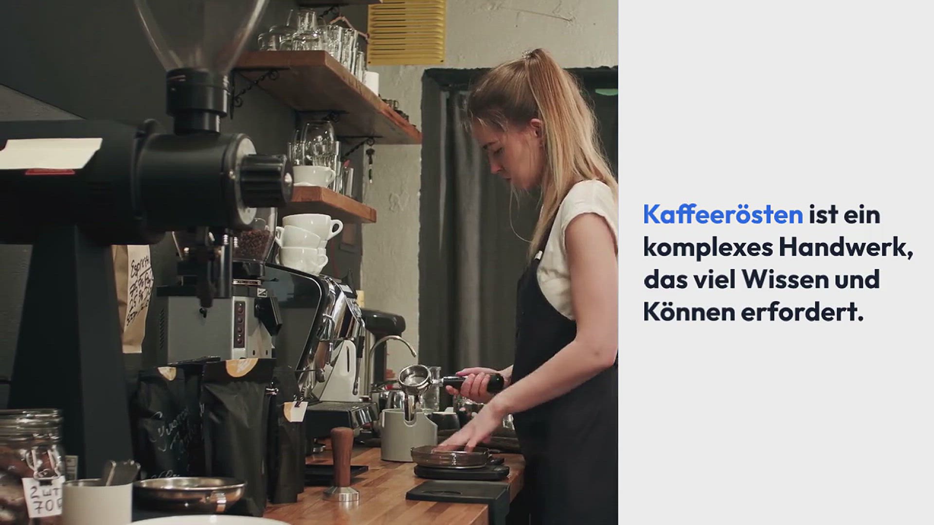 Video thumbnail for Kaffee rösten 2024: Soviel Mühe steckt der Röstmeister in die Kaffeebohne