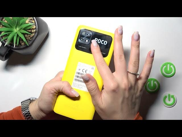 Video thumbnail for POCO C40 Fingerprint Scanner Test
