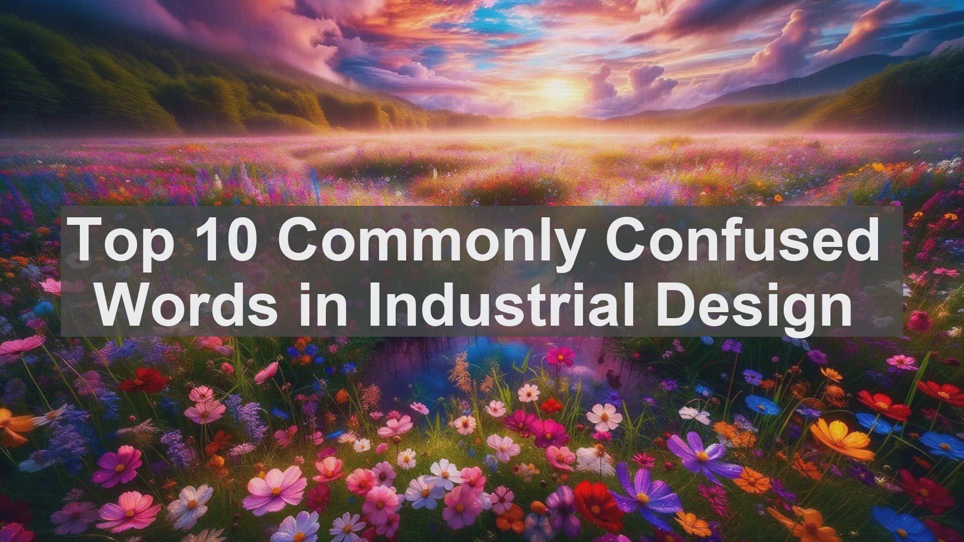 'Video thumbnail for Top 10 Commonly Confused Words in Industrial Design'